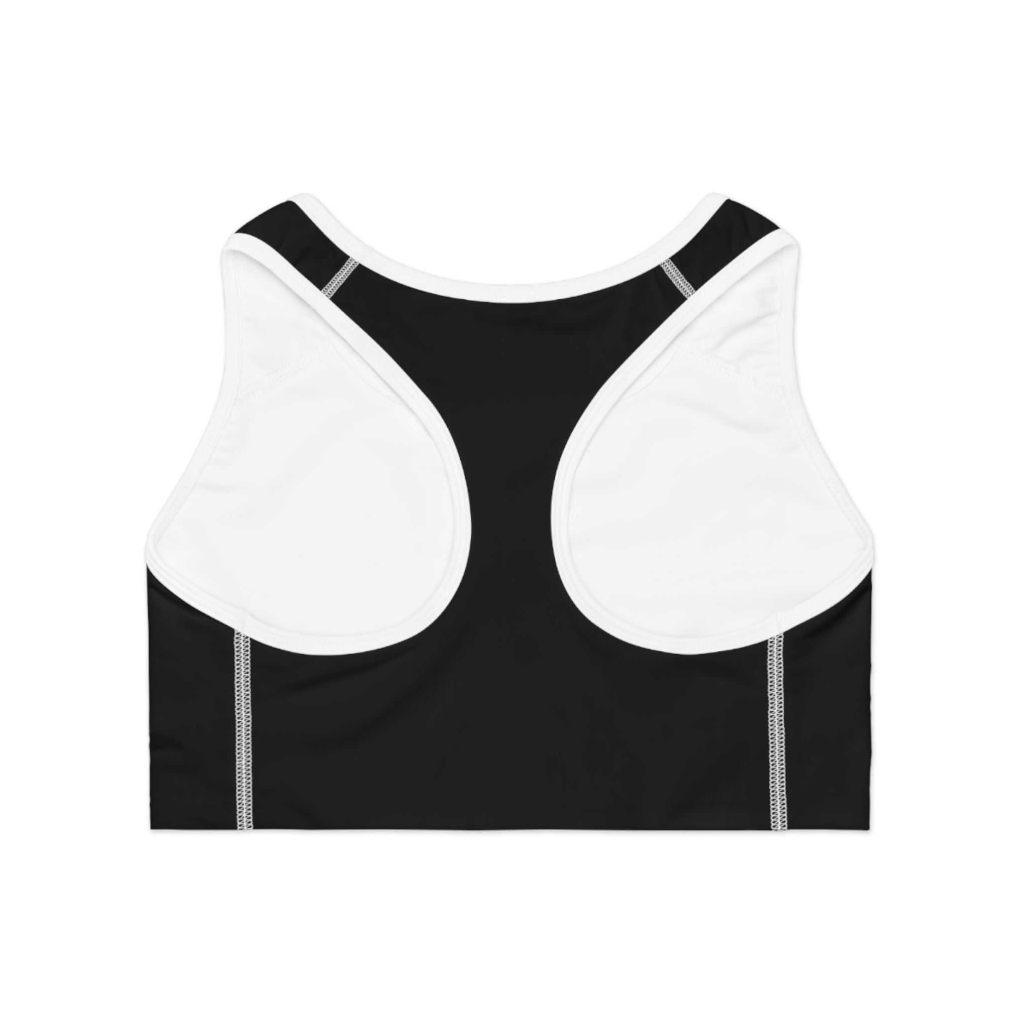 Yoga Sports Bra | Breathable & Supportive Ayurvedic Activewear - Black