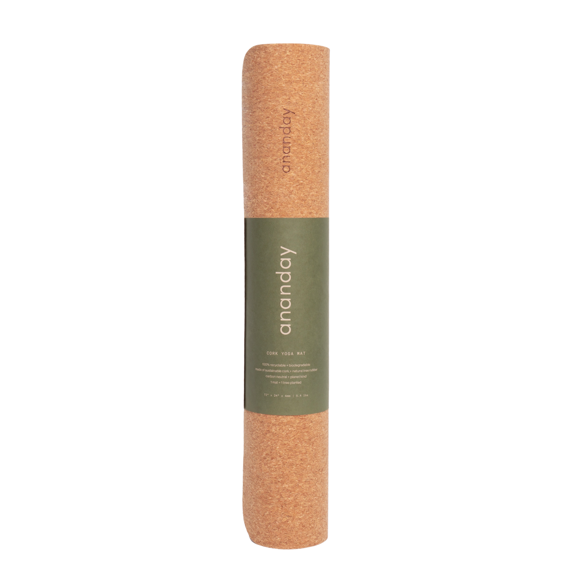 Ananday Premium Cork Yoga Mat view 3