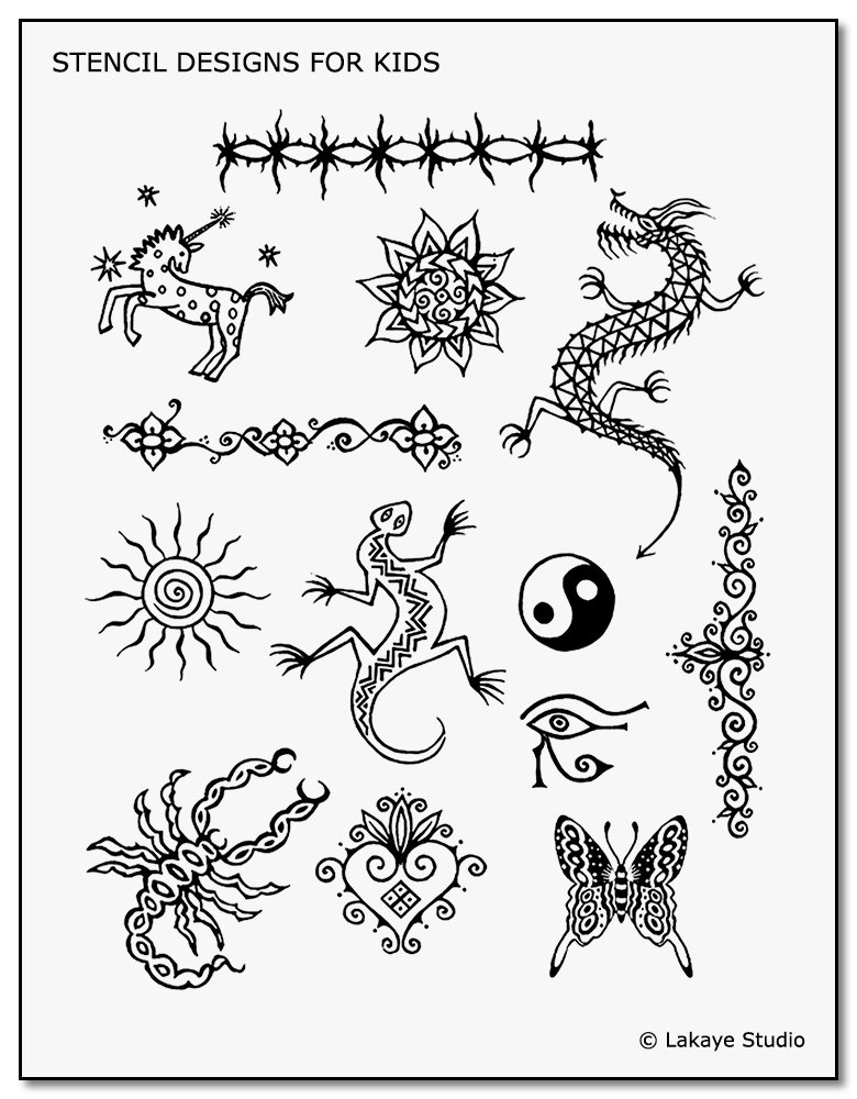 Henna stencils