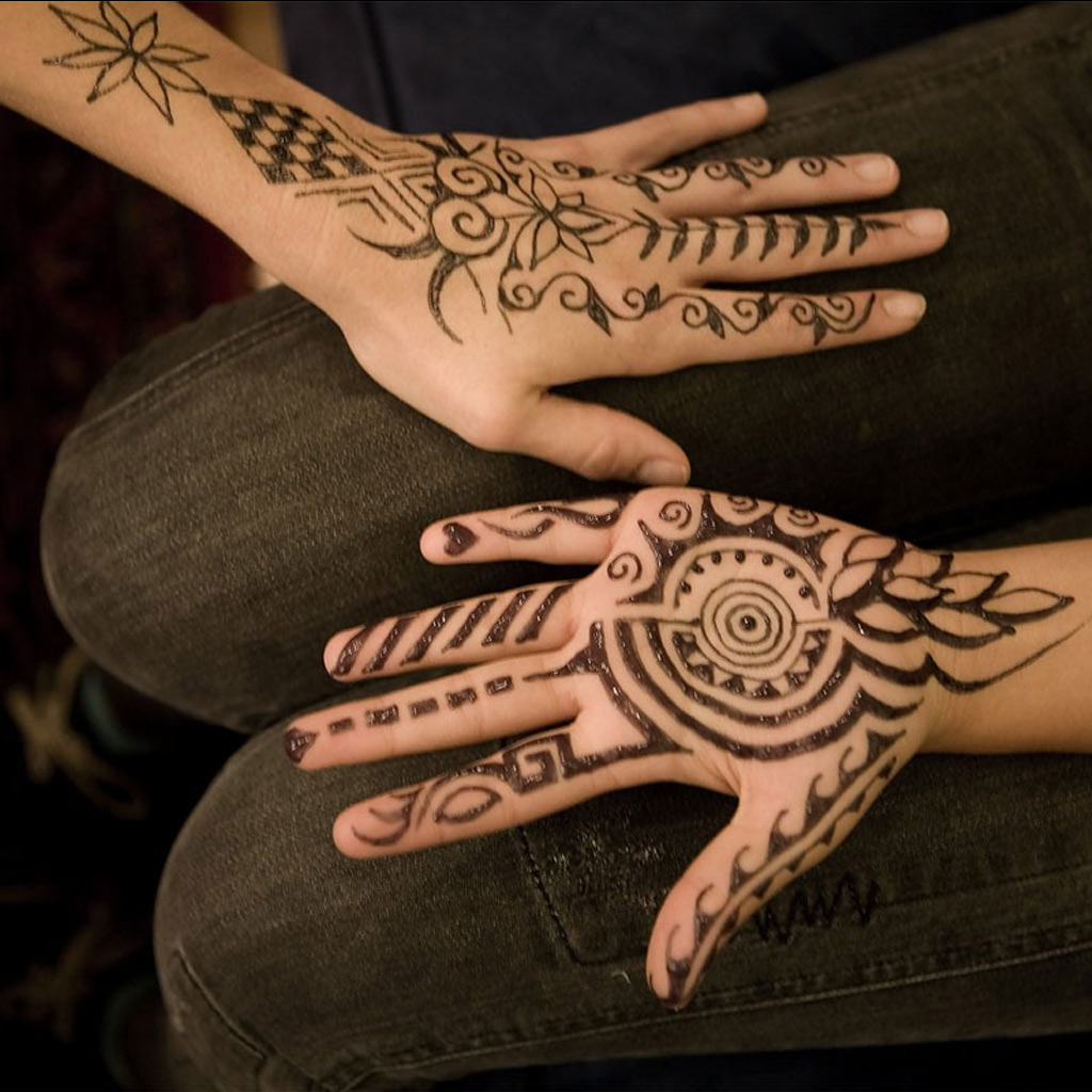 Fashion Henna Tattoo Stencil Temporary Hand Tattoos Diy Body Art Paint  Sticker Template Indian Wedding Painting Kit Tools - Temporary Tattoos -  AliExpress