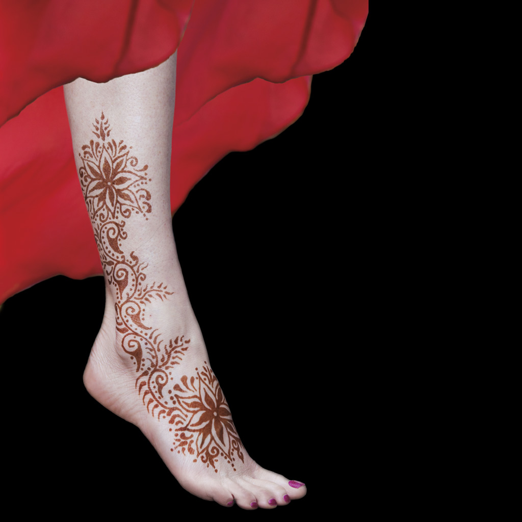 Indian Henna Tattoo Paste Stickers Temporary Tattoo Kit Body Paint Mehandi  Ink 1 unit  Metro Market