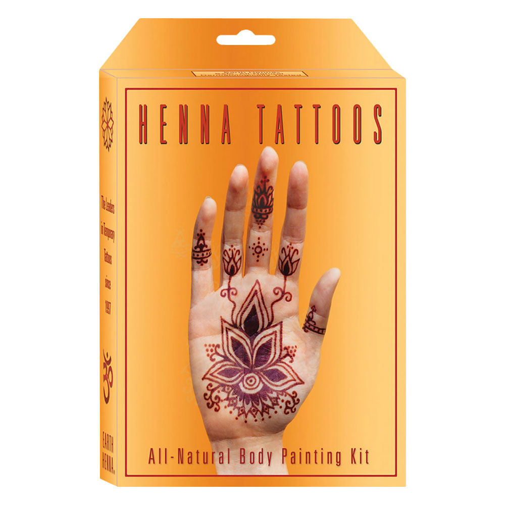 16 Sheets Temporary Henna Tattoo Kit, 87 Pcs Reusable Tattoo