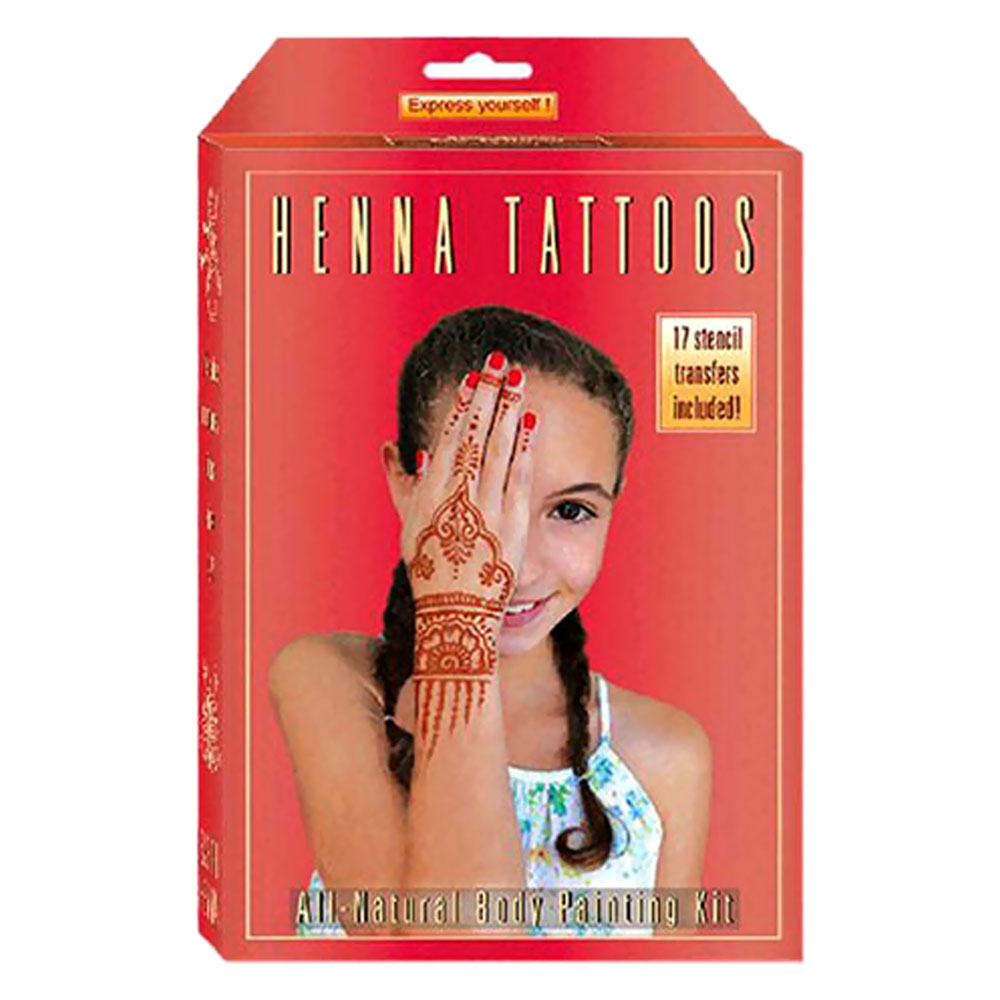  Kids  Henna  Body Painting Kit Children  s Tattoo  Designs 